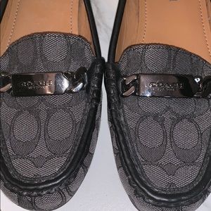 Coach Shoes - Coach Black Logo Driver Loafer 7.5 Like New Coach Shoes - Coach Black Logo Driver Loafer 7.5 Like New